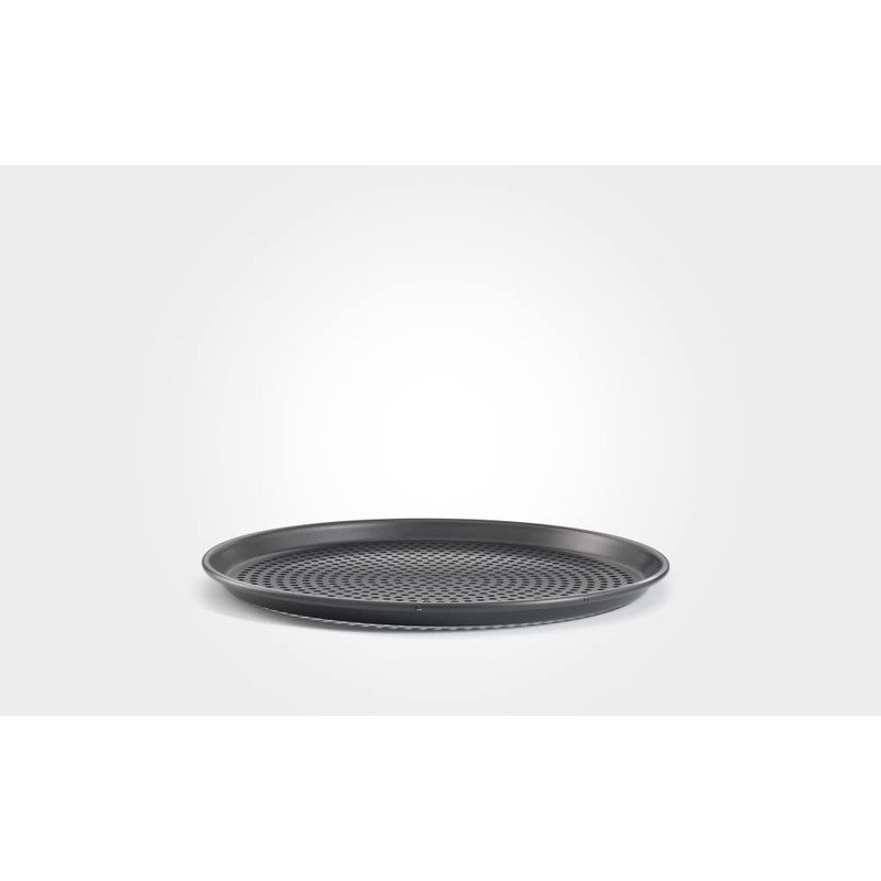 Chabrias Ltd Hard Anodised 14" Perforated Round Pizza Tray with