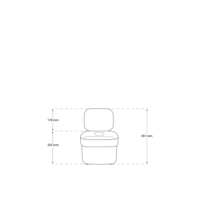 Ready to Collect 5 L Bin Perfect for Separating Waste,