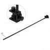 Black Portable Aluminum Alloy Folding Light Bracket Stand Outdoor Camping