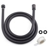 Shower Hose 59 inches Portable Shower Hose Stainless Steel Hand
