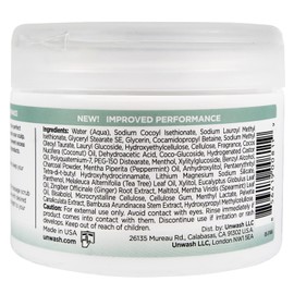 Unwash Charcoal Detox Scalp Scrub Shampoo: Gently Exfoliates, Removes Build-Up and Soothes Itchy Scalp with Tea Tree Oil + Peppermint
