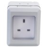 Pro Elec PEL00886 1-Gang Weatherproof mains Socket, IP55