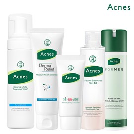 Acnes Foaming Wash and Foam Cleansing Lotion Skin Sensitive Skin Care Collection 17. For Men Perfect All-in-One 200ml / 아크네스 포밍워시 외 폼클렌징 로션스킨 민감피부케어 모음전 17.포맨 퍼펙트 올인원 200ml