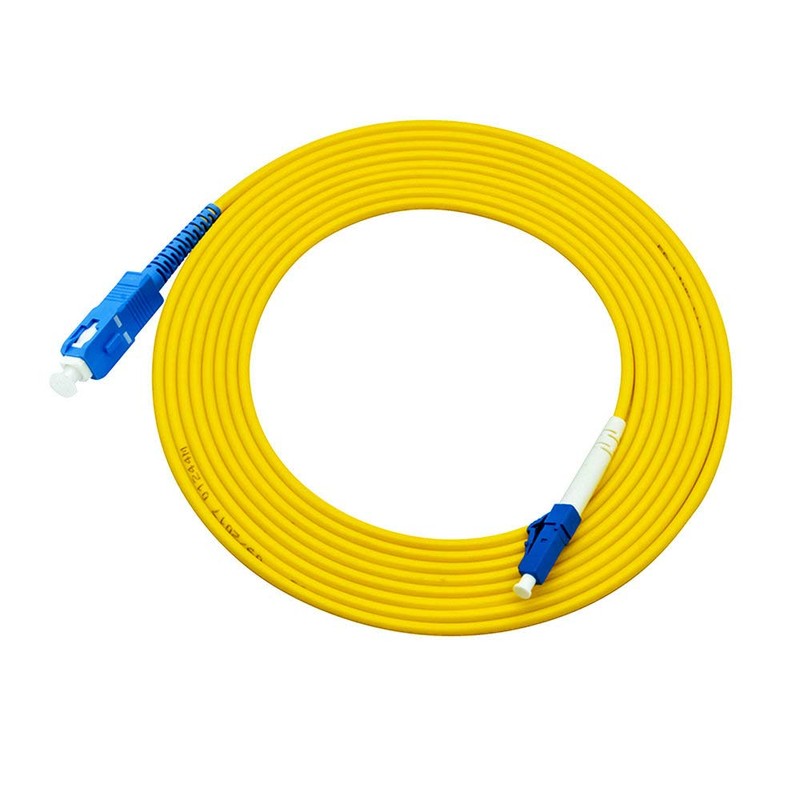 Jeirdus 3Meters 10ft LC to SC Fiber Optic Cable Jumper