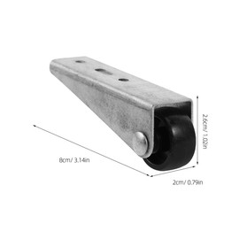 PRETYZOOM 5pcs Heavy Duty Rolling Casters for Sliding Doors Wheels with Antisagging Feature Easy Installation Rollers for Smooth Mobility and Stability