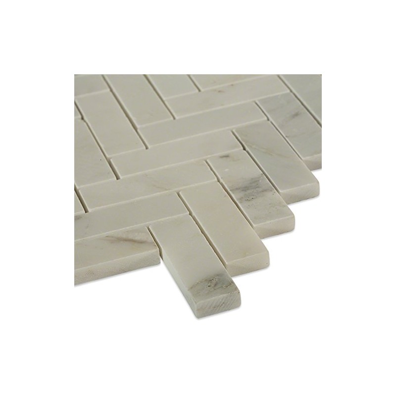 Splashback Tile ORIENTAL HERRINGBONE Oriental Sculpture Herringbone 12" x 8mm
