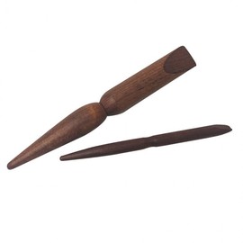 Vibrant Wooden Acupressure Stick Massager (Large, 2-Piece Set) Foot Acupressure 3ea
