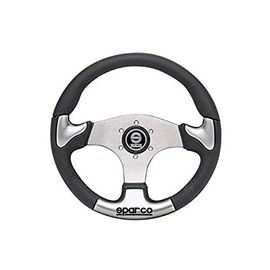 Sparco 015THPUGR345 Steering Wheel (Strwhl P 222 Silver)
