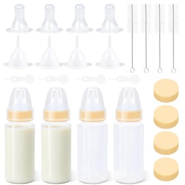 Puppy Kitten Nursing Bottle 5oz - Small Animal Feeding Kit with Nipples | Hand Feeding Supplies for Puppies, Kittens, Rabbits, Ferrets & Newborn Pets
