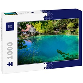 Lais Puzzle View of the Fountain Blue Pot in Blaubeuren, Baden Württemberg, Germany, 1000 Pieces