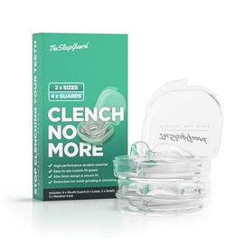 TheSleepGuard Protector bucal para apretar los dientes por la noche [paquete de 4, tamaños pequeños y grandes] – Protectores nocturnos personalizados 