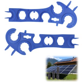 1 Pair Solar Wrench, 8-in-1 Solar Disconnect Wrench for All Models Solar Plug, MC4 Plug Tool for Solar Plug Maintenance