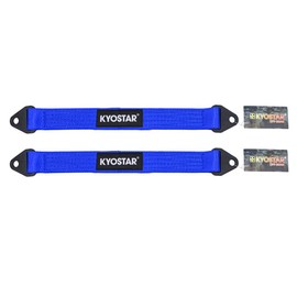 KYOSTAR 21 Inch Limit Strap, Premium Quad Wrap Limit Strap Car Hauler Axle Straps Rated for 10,000 Lb (Blue, 2 Pack)