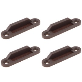 The Lord of the Tools 4Pcs Caravan Motorhome Brown Striking Plate HA70271 53x12mm Compatible with Espagnolette Locks