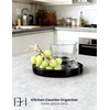 EXCHUES Marble Tray - 6" Jewelry Dish & Vanity Decor,
