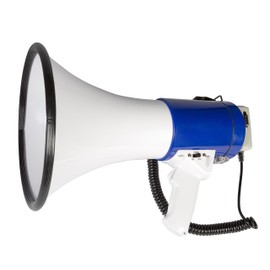 Ex-Pro® Handy Loud compact megaphone with built-in Siren, &Whistle, detachable Microphone