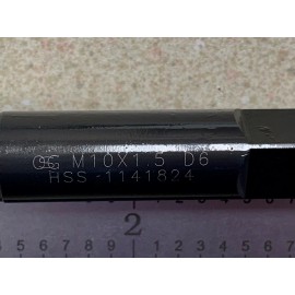 OSG M10 X 1.5 D6 3 FLUTE SPIRAL SPOINT PLUG TAP STEAM OXIDE  - NEW - OSG 1981601