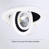 YGS-Tech 2 Inch Eyeball Gimbal LED Recessed Lighting Dimmable Downlight,