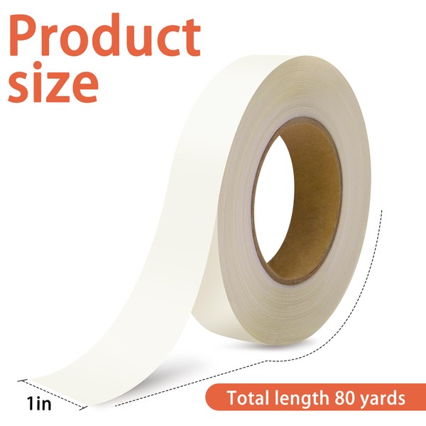 codree codree 80 Yard x 1 Inch Clear Double Sided