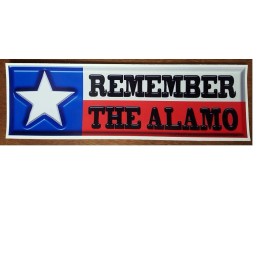 Remember the Alamo  - Texas Conservative Right Wing Sticker Decal 568