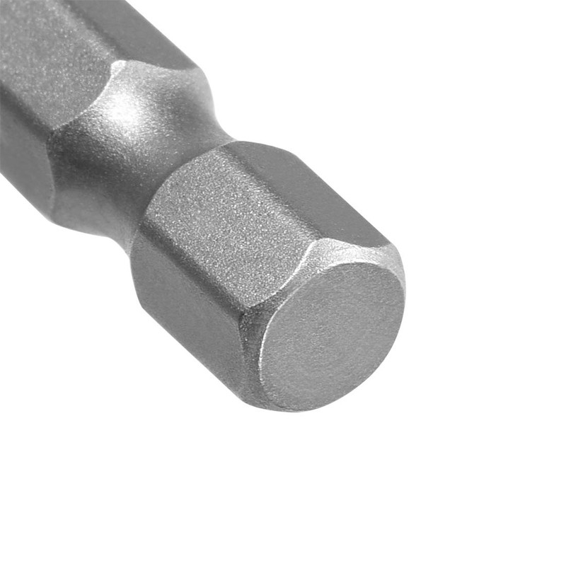 sourcing map 5 Pcs 4mm Slotted Tip Magnetic Flat Head