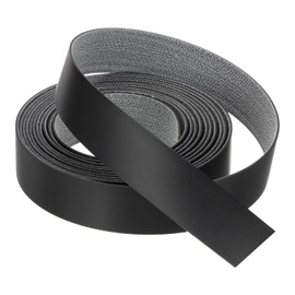 MECCANIXITY Black Edge Banding 10 ft x 7/8 Inch Veneer Tape Pre-glued Flexible Plywood Edge Banding with Hot Melt Adhesive for Furniture Restoration