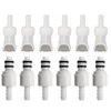 IRONSTAR Quick-Disconnect Hose Barb Insert, Quick Connect Hose Fittings, Plastic