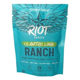 Riot Sauces Cilantro Lime Ranch Sauce Mix - Vegan, Sugar Free, Salt Free, & Gluten Free