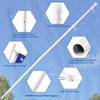 BONWIN White Flag Pole Kit for Outside House, 6FT Thickened