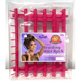Dream World 60 Spool Braiding Hair Rack Hot Pink