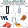 Yinder 150 Pcs Boot Hangers Clips Laundry Hooks Hanging Stainless