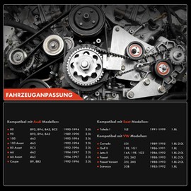 Frankberg Timing Belt Tensioner Pulley Tensioner Tensioner Belt Tensioner V-Ribbed Belt Drive Deflection Guide Pulley Replace# 7883-11072