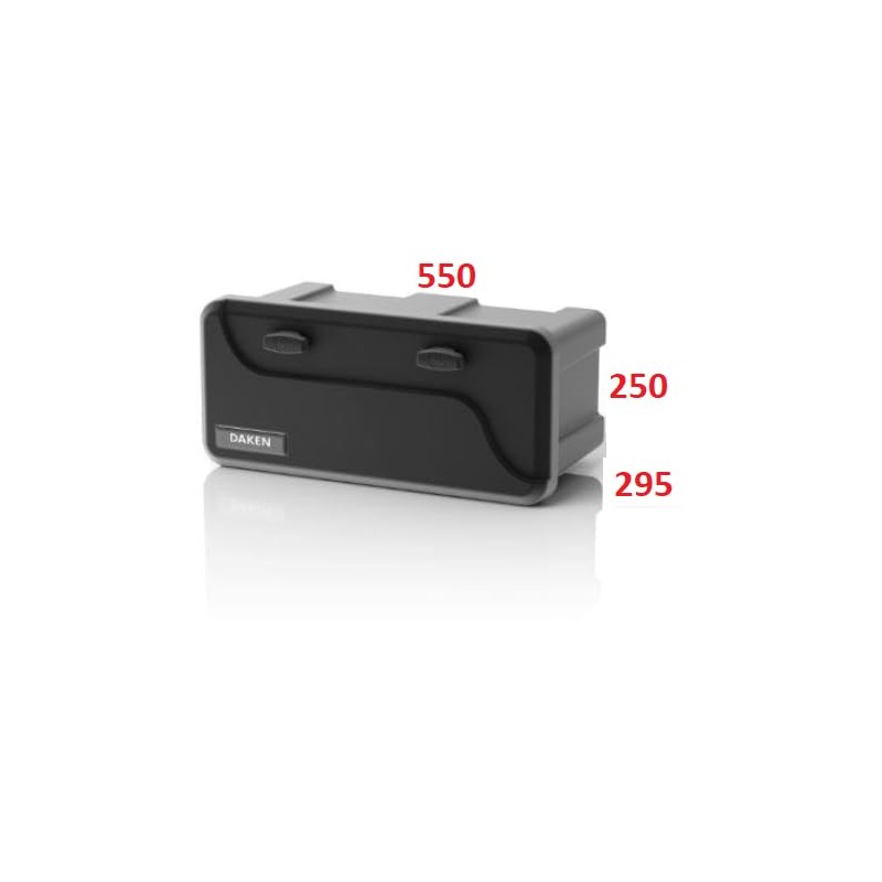 DAKEN Blackit 2 Drawbar Box with V-shaped Drawbar Holder 550