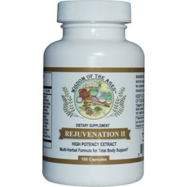 REJUVENATION II Multi-Herbal Supplement for Total Body Support! 100 Capsules