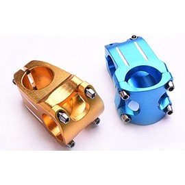 Aluminium Stem BMX Stem 1 1/8 Inch 31.8 40 mm Bicycle Handlebar Stem (Blue)