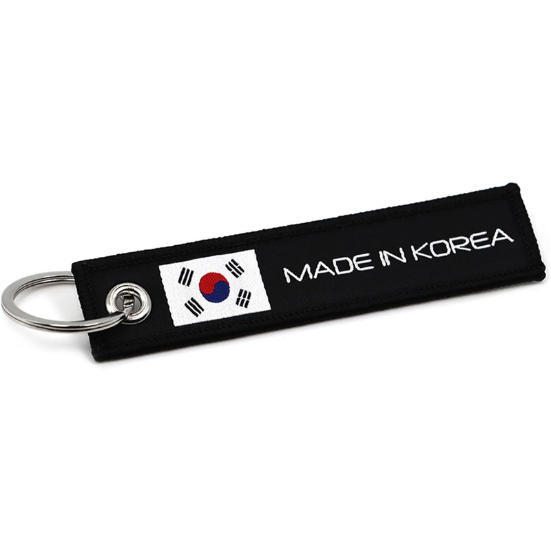 VmG-Store Llavero de bandera de país fabricado en jet, material