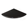 GEOONA 9 Inch Black Marble Corner Shower Shelf for Bathroom,