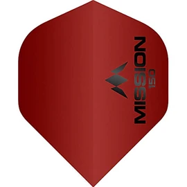 Mission Logo Std NO2 - Red - 150 Micron - Dart Flights