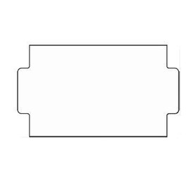 NOR 25x14mm White Freezer Labels (15k) for NOR 3/9 B Price Gun