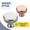 JOY DECOR 30 Pack Stainless Steel Kitchen Cabinet Hardware Knobs
