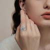 AEONSLOVE Wolf Ring 925 Silver Adjustable Rings for Men Women