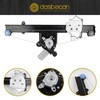 Dasbecan Power Window Regulator w/Motor Front Driver Side Compatible with