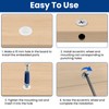 120 Pcs Cam Locks for Furniture, 3-in-1 Furniture Cam Lock