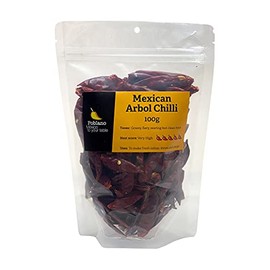 Poblano Mexican Arbol Dry Chillies, 100 g