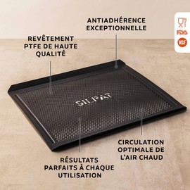 Silpat The Original Cook N' Cool Perforated Baking Tray, Aluminum, 11 5/8” X 16 1/2”