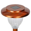 Alpine Corporation LBM174SLR-4 Solar Copper Stainless Steel Pathway LED Lights,