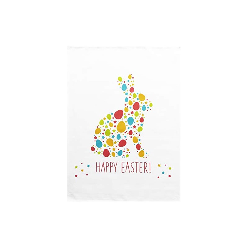 Half a Donkey Happy Easter - Easter Bunny Large Cotton