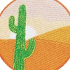Desert Cactus Embroidered Iron on Sew on Patch