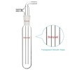 stonylab Glass Vacuum Cold Trap Bubbler with 10mm Serrated Hose,