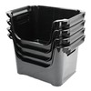 Skywin TidyFriend Stackable Storage Bins for Pantry - 4-Pack Stackable